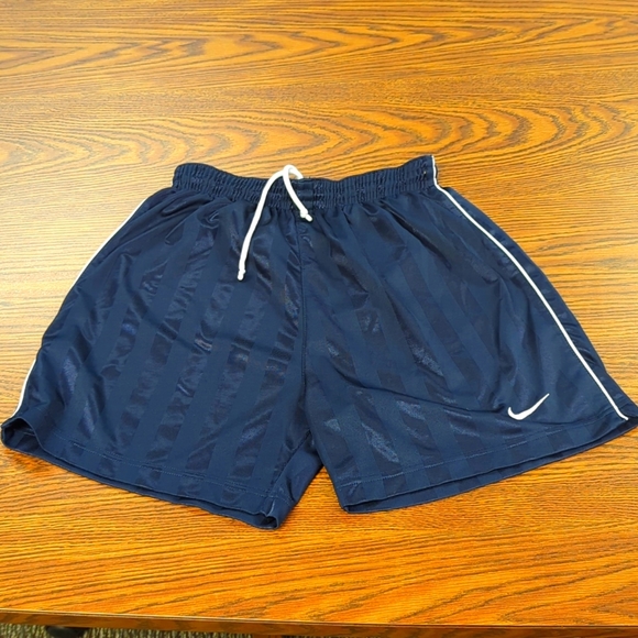 Nike Shorts Vintage 9s Nike Navy Blue Soccer Shorts Poshmark